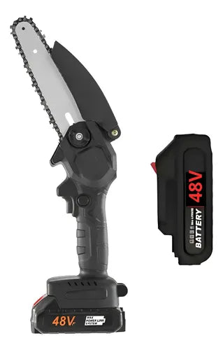 🌳 MINI MOTOSIERRA DE MANO INALÁMBRICA 48V CON 2 BATERÍAS 🔥