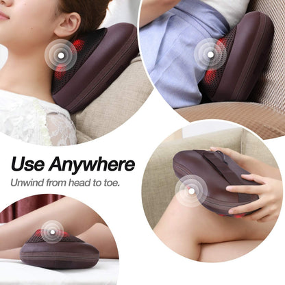 ALMOHADA MASAJEADORA ORTOPEDICA