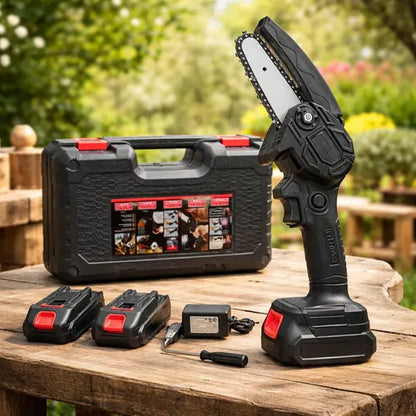 🌳 MINI MOTOSIERRA DE MANO INALÁMBRICA 48V CON 2 BATERÍAS 🔥